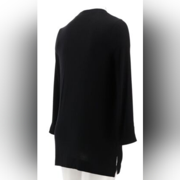 New Kim Gravel Lightweight Long Hacci Knit Cardi Sweater Duster Fall Ready 4X - Picture 5 of 10